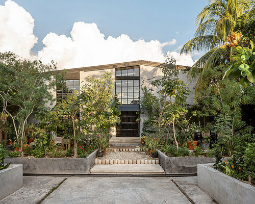 misael marin transforms mexican warehouse into plant-filled inn