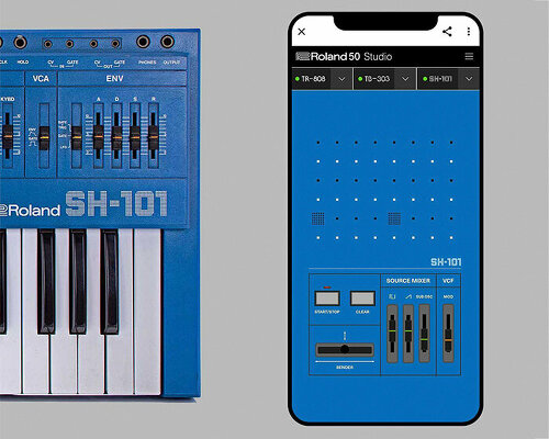 yuri suzuki's web-based music tool is a digital rework of classic roland synthesizers