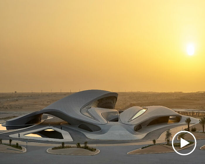 Zaha Hadid Architects sculpts BEEAH Headquarters to mimic the desert dunes of the UAE