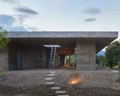 airhouse covers japanese concrete house with habitable green roof