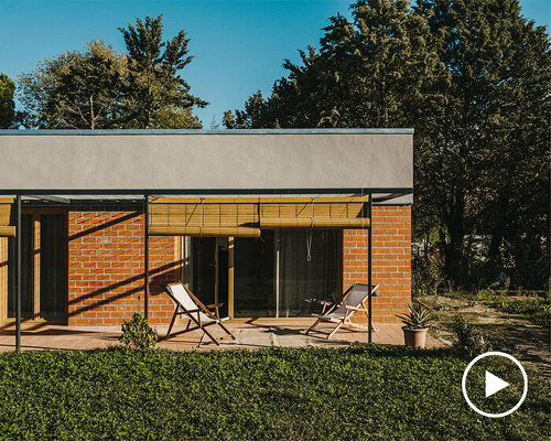 bioclimatic family house by slow studio nestles next to verdant olive grove in spain