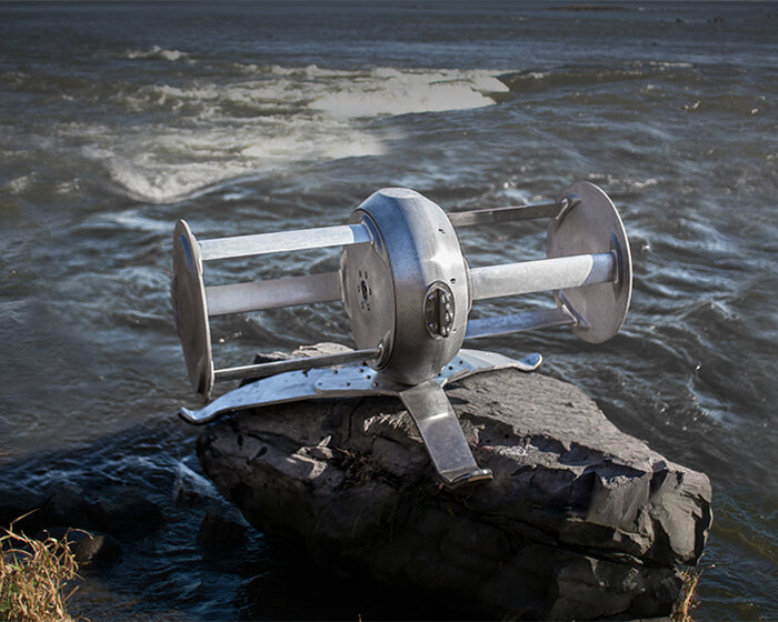 idénergie's sustainable river turbine converts water flow into electricity