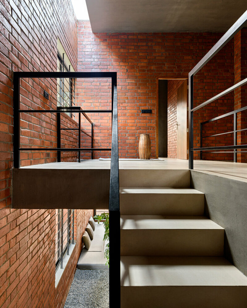 Step Inside This Narrow Brick House By Srijit Srinivas, A Lush Oasis In 