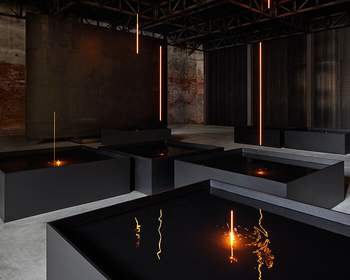 molten steel hisses in water at malta's pavilion for venice art biennale 2022