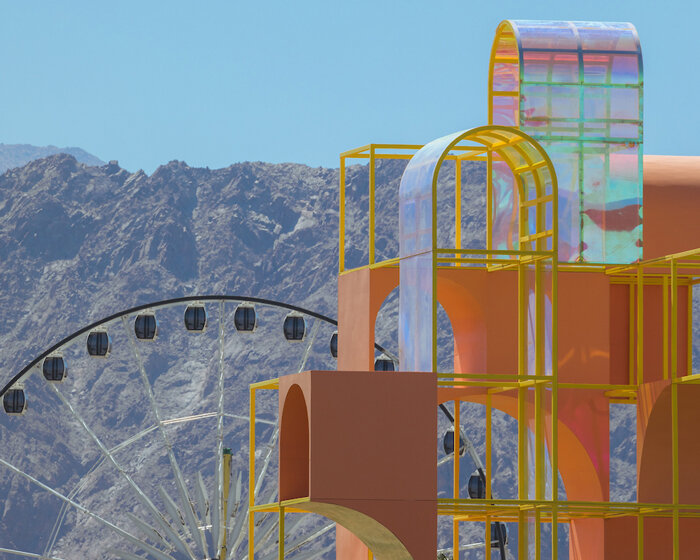 architensions takes to coachella to create a 'playground' installation in the desert