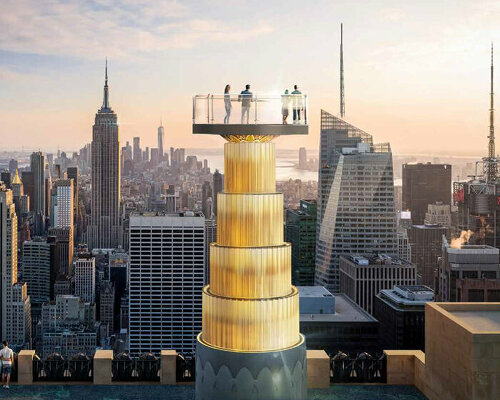 a new ‘skylift’ rooftop attraction is coming to NYC's top of the rock