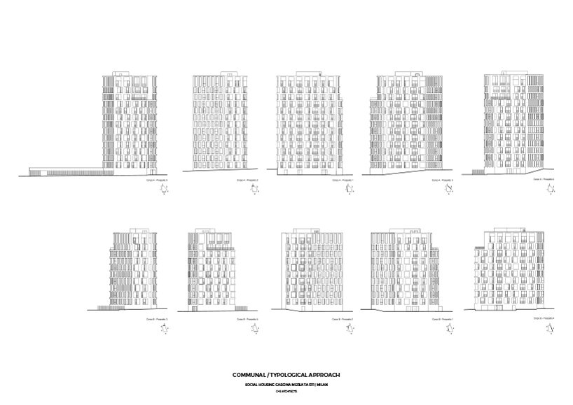 elevations, C+S Architects