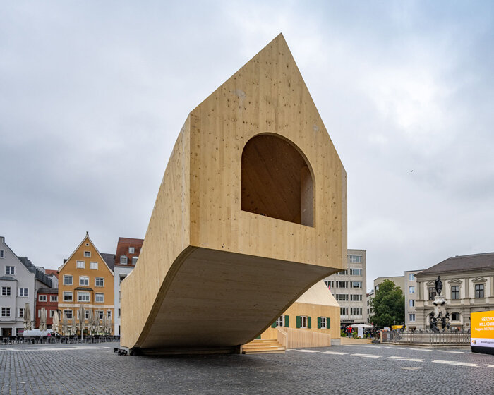 MVRDV pavilion honors 500 years of social housing in augsberg, germany