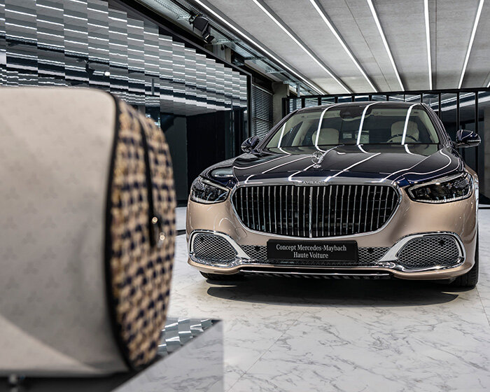 concept mercedes-maybach haute voiture car inspired by tailored fashion