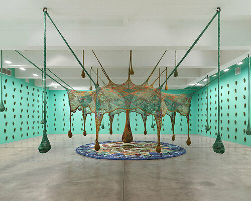 ernesto neto highlights the cycles of nature in latest installation at tanya bonakdar gallery