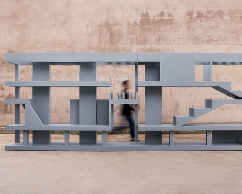 konstantin grcic crafts furniture pieces which create space as 'micro-architecture'