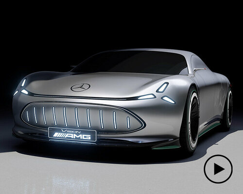 mercedes unveils vision AMG as all-electric performance car of the future