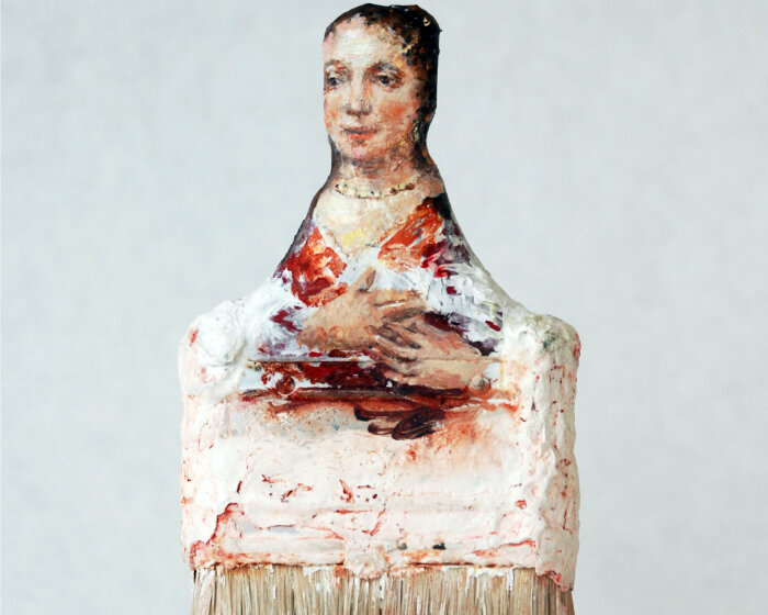 artist rebecca szeto repurposes paintbrushes into women and art history sculptures