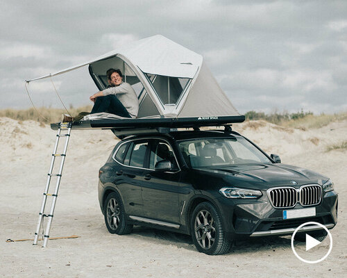 roof space one is a panoramic car tent that can be easily set up in just one minute