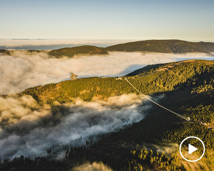 sky bridge 721, the world’s longest suspension skywalk opens in the czech republic