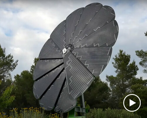 self-cleaning sunflower solar panels generate up to 40% more power