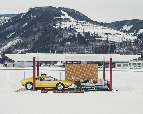 steiner architecture f/f completes cult pit stop pavilion in icy austria