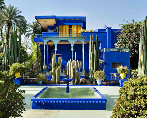 jardin majorelle, the electric blue villa once owned by yves saint laurent is up for sale