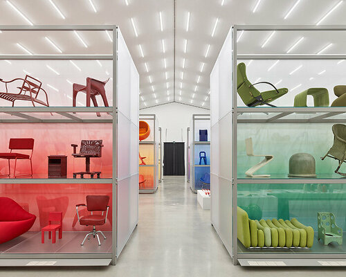 sabine marcelis rearranges the VITRA archive by color