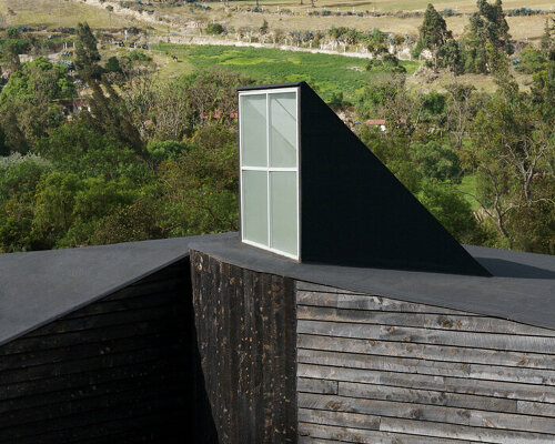 oficina ídem mimics an aging mountain house in ecuador with its casa cíclope