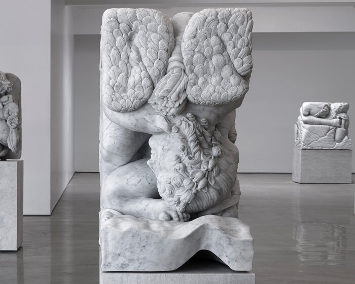 adam parker smith employs digital and physical techniques to craft sculptural series 'crush'