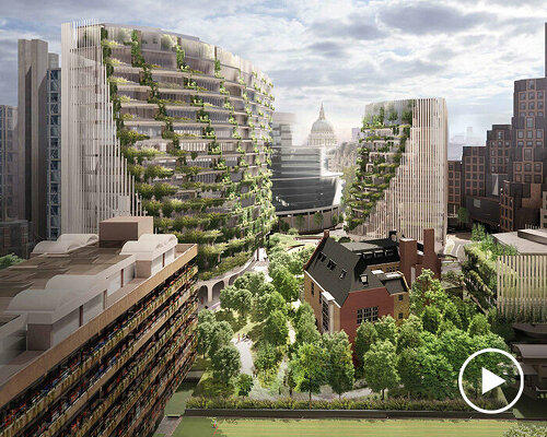 diller scofidio & renfro proposes green oasis neighborhood for london wall west