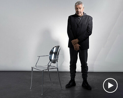 philippe starck-designed 'miss dior' chair spotlighted in ethereal show at milan design week