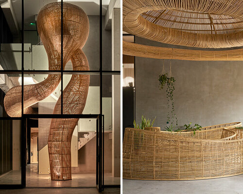 enter projects gives 'facelift' to belgium factory with an intervention of fluid rattan