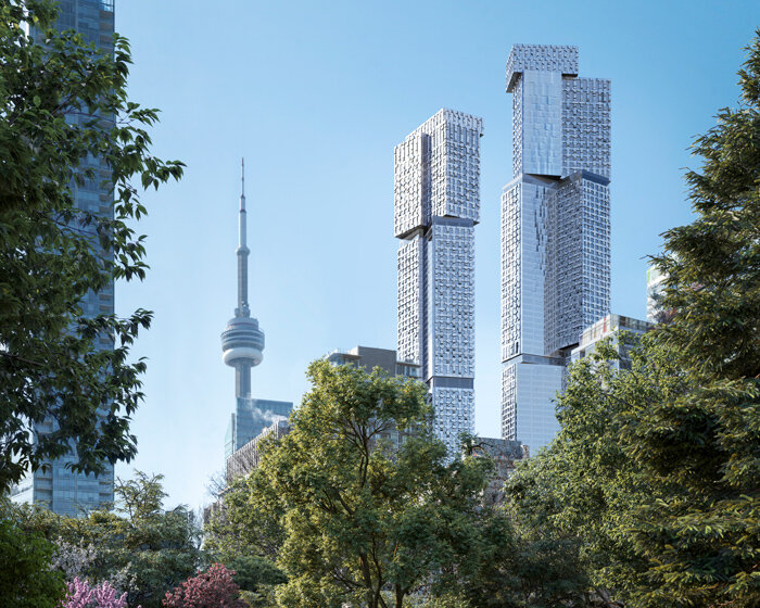 take a first look inside frank gehry's glimmering twin skyscrapers in toronto