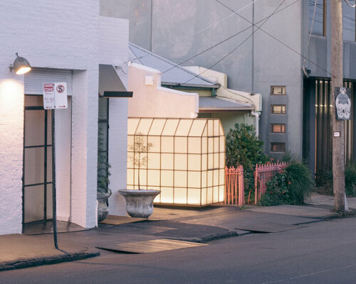 office mi–ji designs 'unquestionably small' pavilion to sell bagels in melbourne