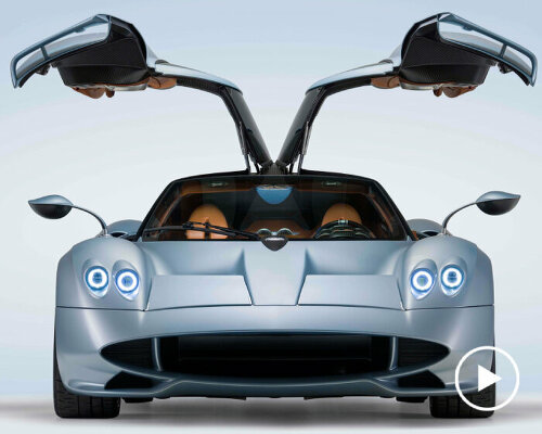 limited-edition pagani huayra codalunga reminisces racecars in the '60s