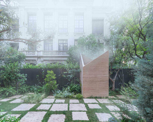 this misty 'botanica meditation center' by HAS brings dream-like serenity to the city