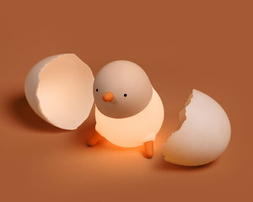 rechargeable baby chick night lamp illuminates your bedroom for a cozy sleep