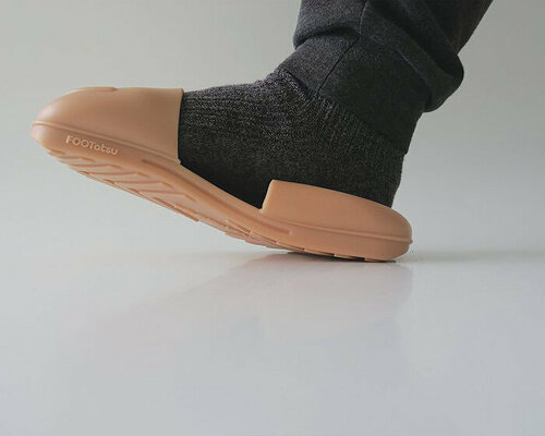 cameron snelgar honors japanese cultural customs with this two directional slipper