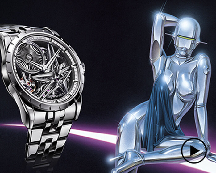 hajime sorayama adds 'sexy robot' aesthetics to new roger dubuis timepiece