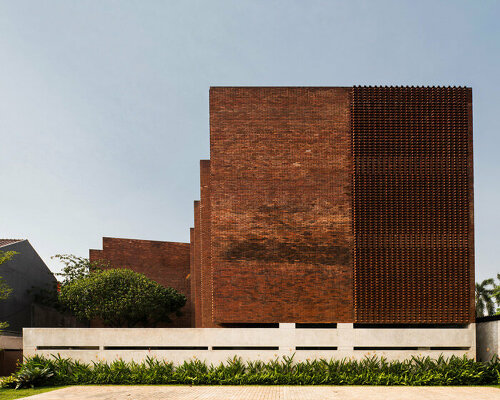 FFFAAARRR architecture studio builds monumental brick housing complex in jakarta