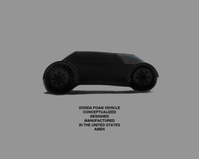 concept foam car of kanye west might go into production with tesla