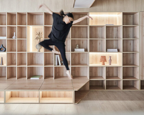 dedicated to dancing, 'revival house' in taiwan echoes body flow motions