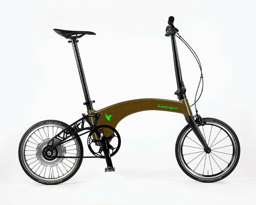 hummingbird releases ultralight, plant-based e-bike that folds in 5 seconds