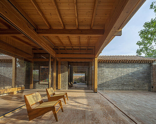 archstudio enlivens courtyard house in beijing with new, multipurpose wooden extension