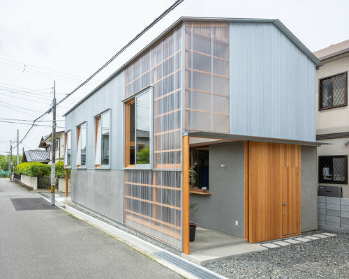 this composite house in osaka incorporates the diversity of its surroundings