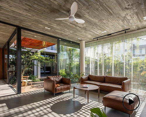 M+TRO.studio weaves wind, light and greenery throughout TA house in vietnam