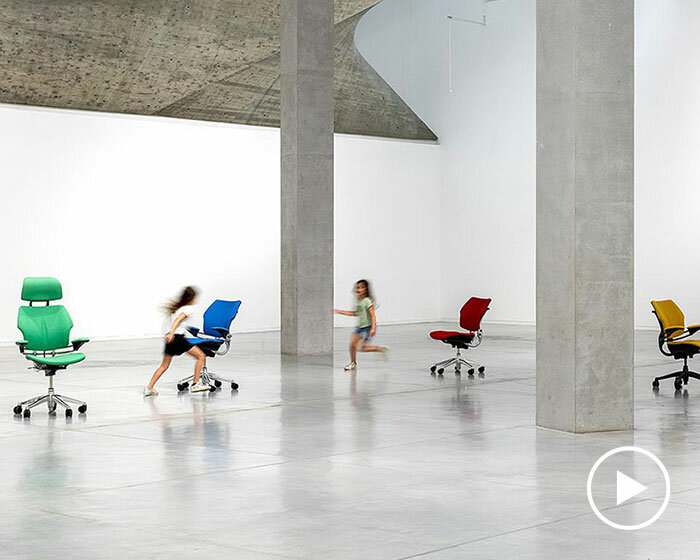 urs fischer's office chairs dance playfully adopting human behaviors