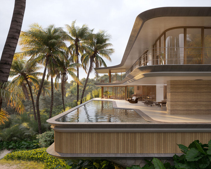 coastal brazilian 'cacao residence' is planned by victor ortiz in rammed-earth