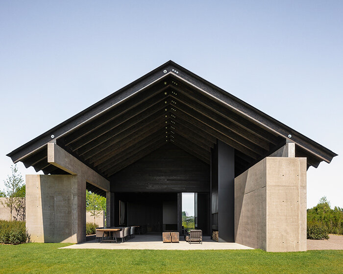 vincent van duysen's winery adds modern twist to traditional flemish farmhouse in belgium