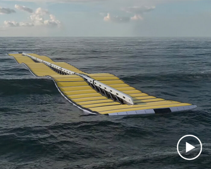 this spine-like floating device can convert wave power into electricity