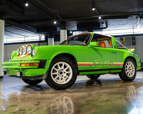 1974 porsche 911 carrera targa restored as a ‘safari’ off-road vehicle