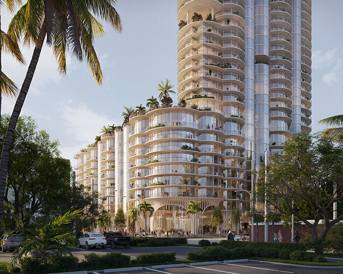 take a first look at ODA's tubular tower designed for fort lauderdale, florida