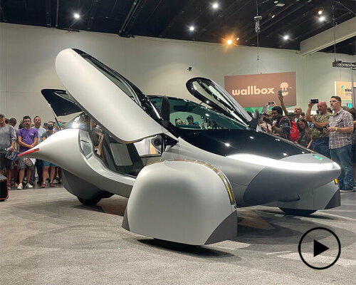 aptera unveils its 'gamma' solar EV prototype at fully charged LIVE 2022