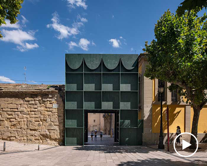 concéntrico festival animates logroño's streets with numerous eye-popping installations